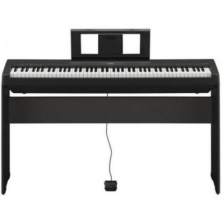 YAMAHA P45 + L85 - PIANOFORTE DIGITALE 88 TASTI PESATI CON STAND IN LEGNO