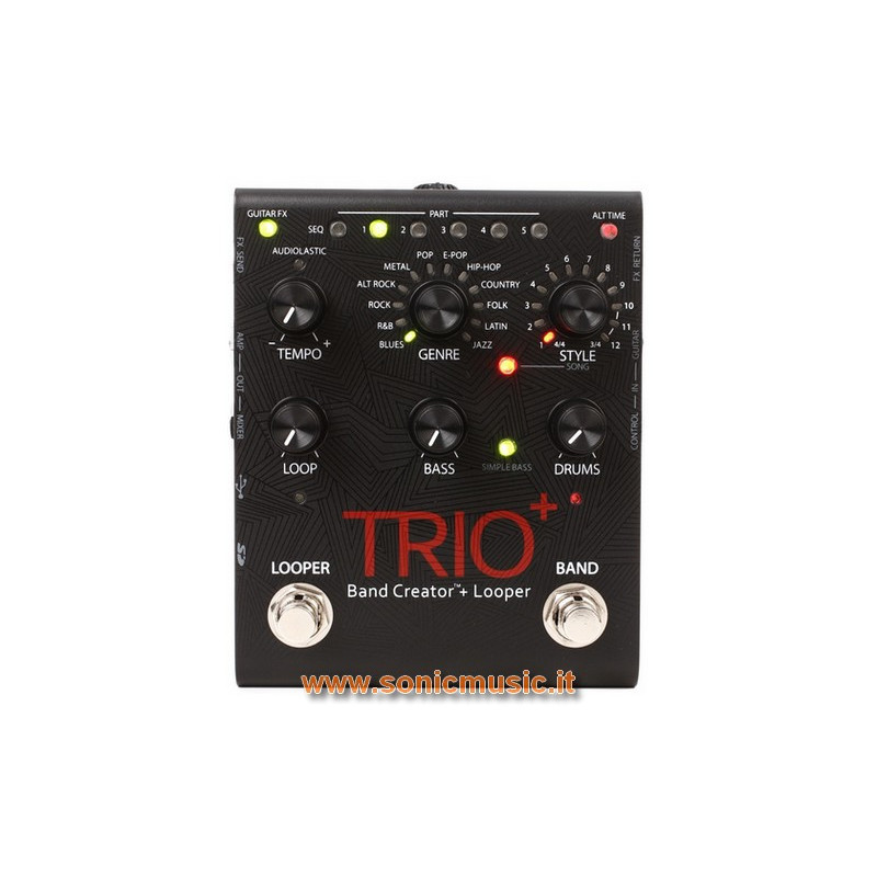DIGITECH TRIO+ PLUS BAND CREATOR ARRANGER A PEDALE LOOPER